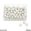 Plastic Pearl Not Drilled 10mm