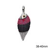 Metallic Fish Pendant 38-40mm,NF