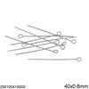 Γράνα Ατσάλινη με Κρίκο 40x0.6mm