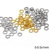 Iron Jump Ring Hard Wire 5-5.5x1mm
