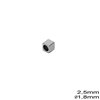 Brass Cube Bead 2.5mm