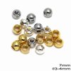 Brass Bead 7mm with Hole 3-4mm