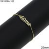 Βραχιόλι Ασημένιο 925 "Mama" με Ζιργκόν 23mm