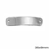 Silver 925 Spacer Tag 35x9mm