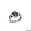 Silver  925 Ancient Ring 12mm