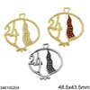 2024 New Years Lucky Charm Pomegranate 48.5x43.5mm