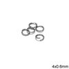Iron Jump Ring Soft Wire 4-4.5x0.6mm