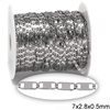 Stainless Steel Anchor Chain 7x2.8x0.5mm