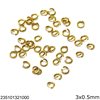 Stainless Steel Jump Ring 3x0.5mm