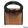 Leather Cord A Matte 1.8mm