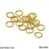 Iron Jump Ring 8x1mm