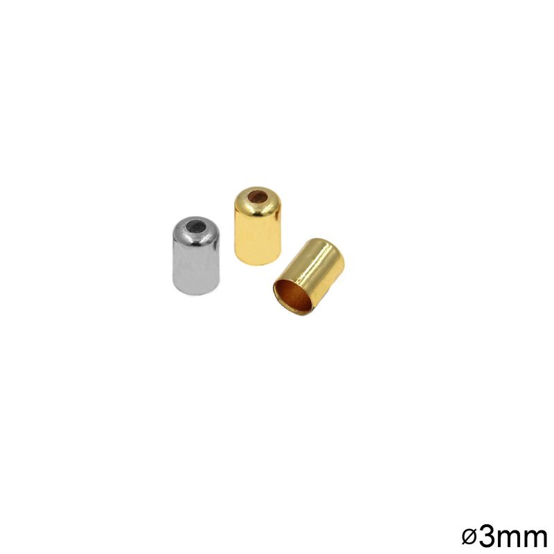 Brass Cap with 3mm hole