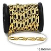 Stainless Steel Oval Link Chain 13.8x5mm
