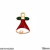 Casting Pendant Bell with Enamel 18mm