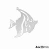 Μπρούτζινο Φιλιγκρί Ψάρι 44x38mm