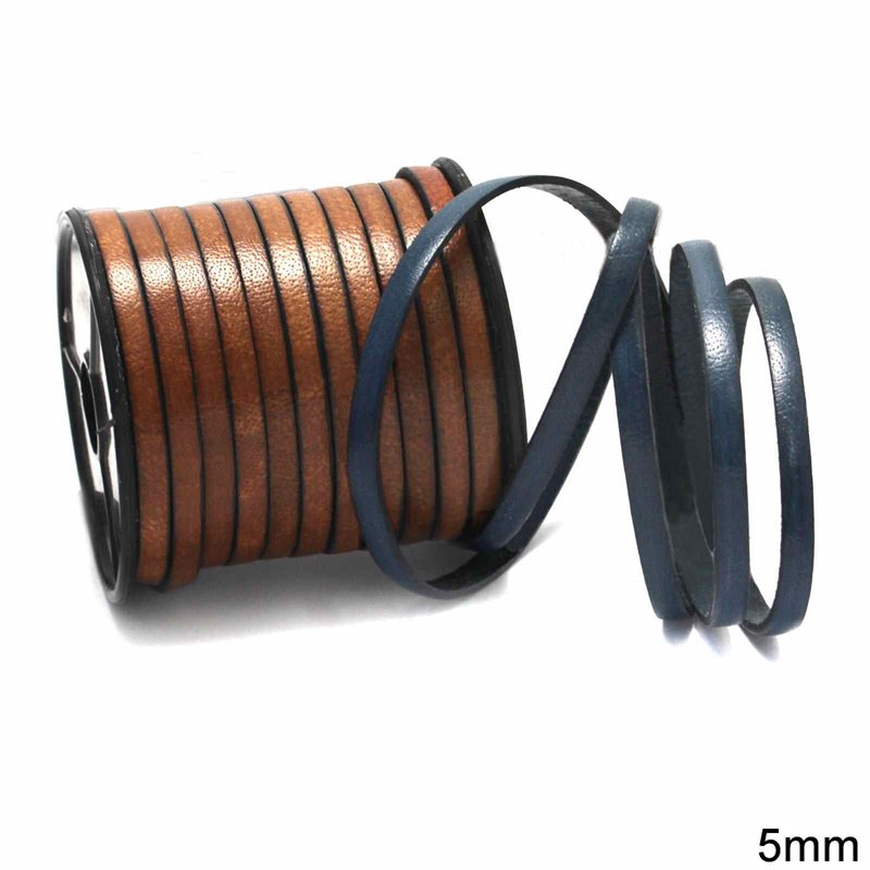 Leather Flat Cord 5mm