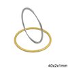 Brass Round Flat Ring 40x2x1mm