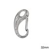 Stainless Steel Lobster Claw Clasp 32mm