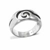 Silver Ring  Spiral