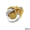 Δαχτυλίδι Ασημένιο  925 Λουλούδι 30mm