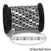 Stainless Steel Anchor Chain 10.8x4.8x0.5mm