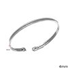 Silver 925 Bracelet with Double Wire 4mm
