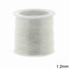 Elastic Thread 1.2mm, Transparent