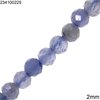 Tanzanite Faceted Round  Beads 2mm