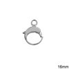 Stainless Steel Round Lobster Claw Clasp 16mm