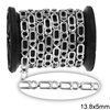 Stainless Steel Oval Link Chain 13.8x5mm