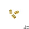 Brass Coil 7mm with 3.5mm hole