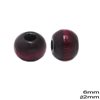 Wooden Bead 6mm with 2mm Hole