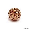 Shamballa Beads with Rhinestone 10mm