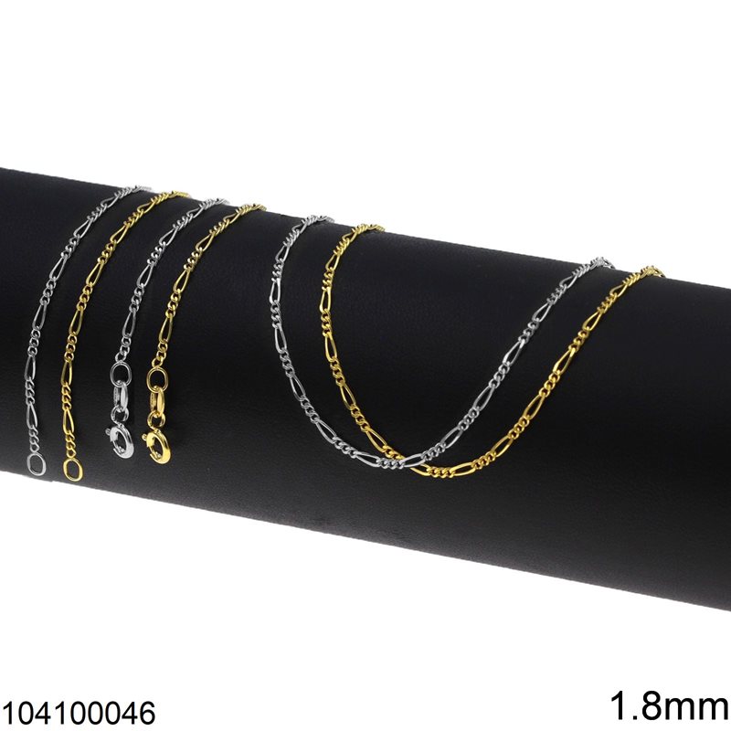 Silver 925 Figaro Chain 1.8mm