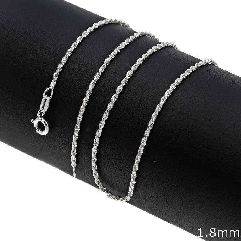 Silver 925 Rope Chain 1.8mm