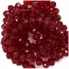 Faceted Rondelle Crystal Beads 8x10mm