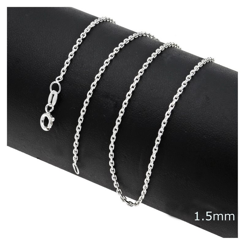 Silver 925  Handmade Chain 1.5mm