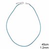 Korean Waxed Cord Necklace 1.2mm with Iron Clasp