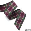 Fabric Plaid Ribbon 20mm (3/4")