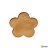 Brass Flat Cup - Flower 36mm