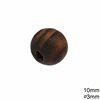 Wooden Bead with Stripes 10mm