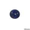 Semi Precious Lapis Cabochon Round Stone 12mm