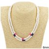 Necklace with Round Shell Beads 6mm