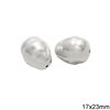 Shell Freshwater Pearl Plated Beads