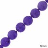 Jade Round Faceted Beads 12mm