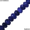 Faceted Beads Rondelle 2x4mm