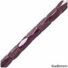 Hematite Faceted Tube Beads 5x8mm