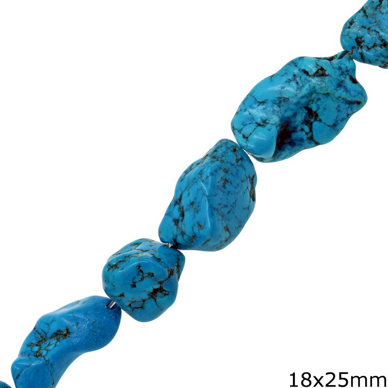 Turquoise Beads 18x25mm