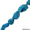 Turquoise Beads 18x25mm