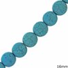 Turquoise Crackle Beads 16mm